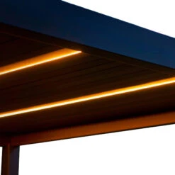 Kit éclairage 3 Lames Anthracite LEDS 3m + Télécommande Pour Pergola Ombrea -Mobilier De Jardin kit eclairage 3 lames anthracite leds 3m telecommande pour pergola ombrea 2