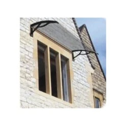 Marquise De Porte Et Fenêtre 120x80cm En Polycarbonate 4mm – HABRITA -Mobilier De Jardin marquise de porte et fenetre 120x80cm en polycarbonate 4mm habrita 3
