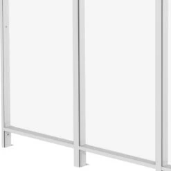 Panneau Latéral En Aluminium Et PC Transparent Pour Toit De Terrasse Blanc 2,5m X-METAL -Mobilier De Jardin panneau lateral en aluminium et pc transparent pour toit de terrasse blanc 25m x metal 2