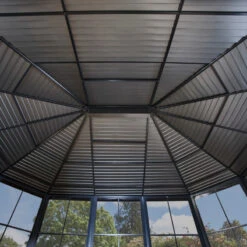 Pavillon Charlestone 384x594cm En Aluminium Et Acier Galvanisé - SOJAG 11 Pavillon Charlestone 384x594cm En Aluminium Et Acier Galvanisé - SOJAG -Mobilier De Jardin pavillon charlestone 384x594cm en aluminium et acier galvanise sojag 5