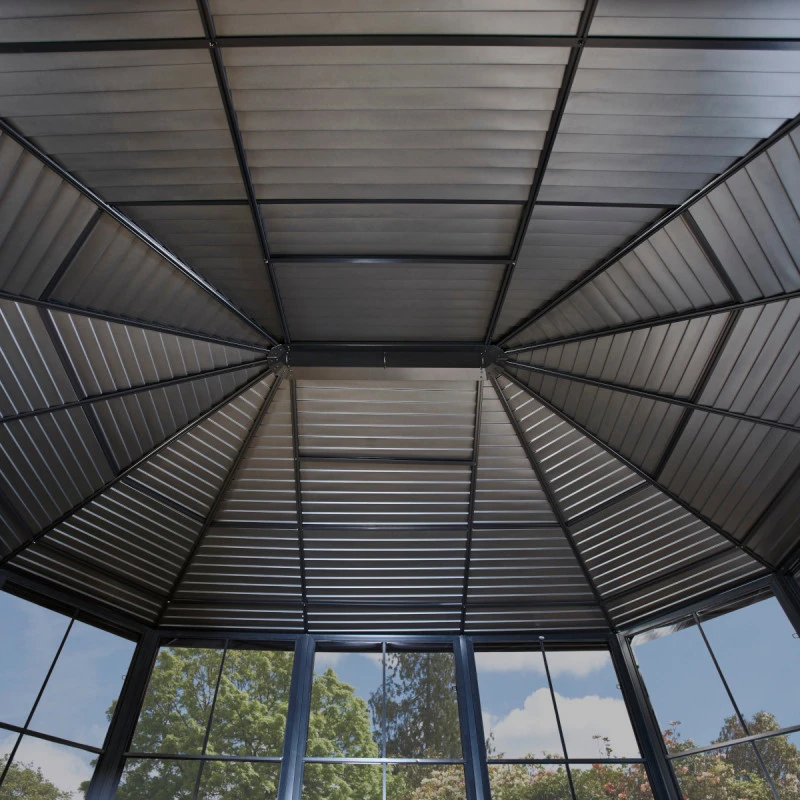 Pavillon Charlestone 384x594cm En Aluminium Et Acier Galvanisé - SOJAG 6 Pavillon Charlestone 384x594cm En Aluminium Et Acier Galvanisé - SOJAG – Image 6