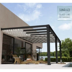 Pergola Adossée Stockholm 350x660cm Aluminium Gris Et Polycarbonate Avec Stores De Toit Rétractables – Palram - Canopia 8 Pergola Adossée Stockholm 350x660cm Aluminium Gris Et Polycarbonate Avec Stores De Toit Rétractables – Palram - Canopia -Mobilier De Jardin pergola adossee stockholm 350x660cm aluminium gris et polycarbonate avec stores de toit retractables palram 2