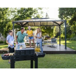 Pergola Aluminium Et Polycarbonate 430x295,5cm Martinique 4300 Palram - Canopia -Mobilier De Jardin pergola aluminium et polycarbonate 430x2955cm martinique 4300 palram 3