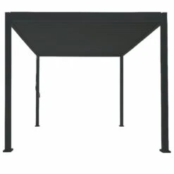 Pergola Bioclimatique Autoportante En Alu Anthracite 3x4m Ombrea -Mobilier De Jardin pergola bioclimatique autoportante en alu anthracite 3x4m ombrea 4