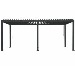 Pergola Bioclimatique Autoportante En Alu Anthracite 3x6m Ombrea 9 Pergola Bioclimatique Autoportante En Alu Anthracite 3x6m Ombrea -Mobilier De Jardin pergola bioclimatique autoportante en alu anthracite 3x6m ombrea 3