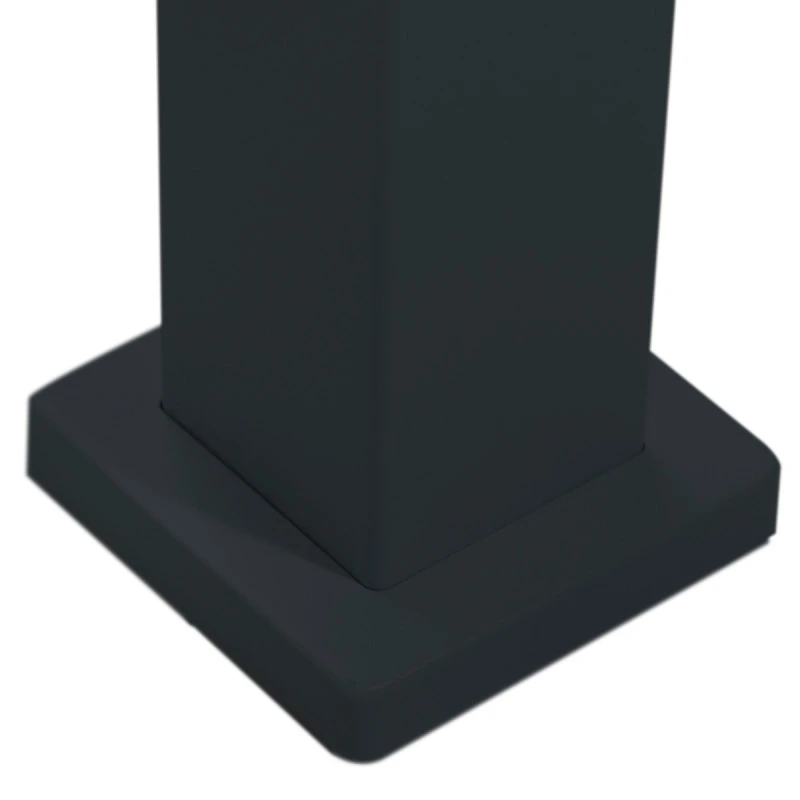 Pergola Bioclimatique Autoportante En Alu Anthracite - Lames Blanches - 3x4m Ombrea 5 Pergola Bioclimatique Autoportante En Alu Anthracite - Lames Blanches - 3x4m Ombrea – Image 5