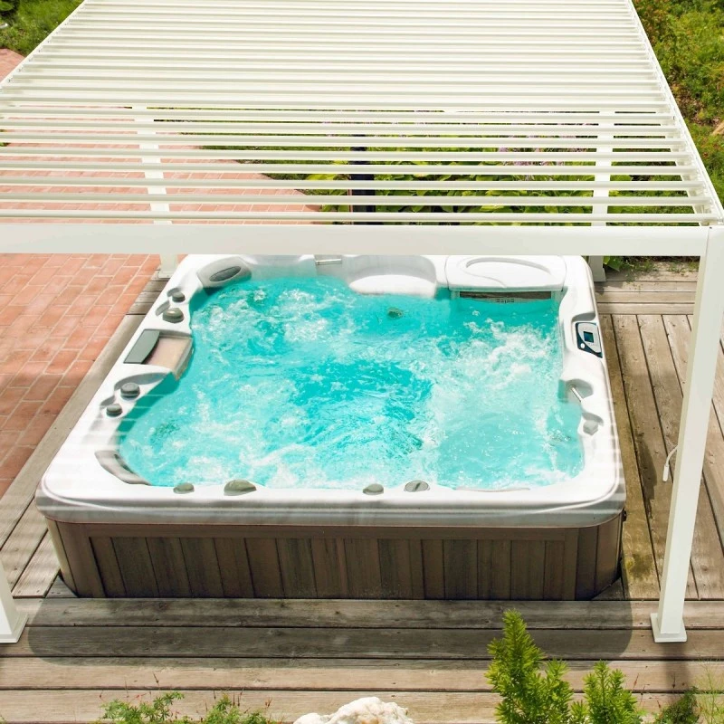 Pergola Bioclimatique Autoportante En Alu Blanc 3.6x3.6m Ombrea 1 Pergola Bioclimatique Autoportante En Alu Blanc 3.6x3.6m Ombrea