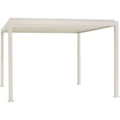 Pergola Bioclimatique Autoportante En Alu Blanc 3x3m Ombrea -Mobilier De Jardin pergola bioclimatique autoportante en alu blanc 3x3m ombrea 3