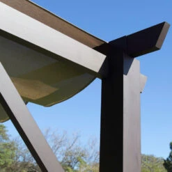 Pergola En Aluminium Marron Foncé 576x311,5cm Modena – PARAGON OUTDOOR -Mobilier De Jardin pergola en aluminium marron fonce 576x3115cm modena paragon outdoor 3