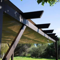 Pergola En Aluminium Marron Foncé 576x311,5cm Modena – PARAGON OUTDOOR -Mobilier De Jardin pergola en aluminium marron fonce 576x3115cm modena paragon outdoor 4