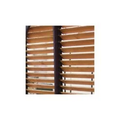 Pergola En Bois Avec Ventelles Amovibles Sur Toiture + 1 Côté 340x312x217cm Veneto -Mobilier De Jardin pergola en bois avec ventelles amovibles sur toiture 1 cote 339x312x217cm veneto 3