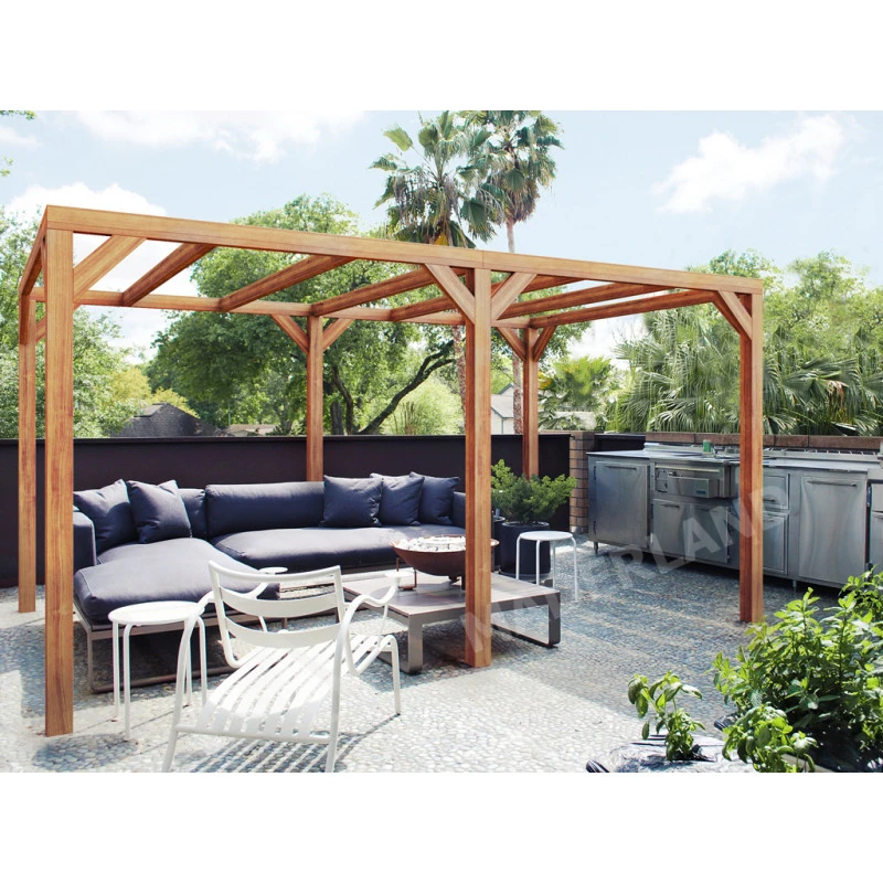 Pergola En Bois Lamellé-collé 600x300cm Fuengirola – Maderland 1 Pergola En Bois Lamellé-collé 600x300cm Fuengirola – Maderland