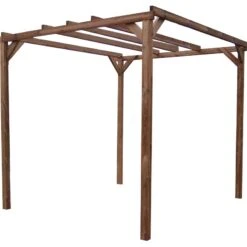 Pergola THONON 8,88m² En Bois Thermo Chauffé Sans Couverture HABRITA 8 Pergola THONON 8,88m² En Bois Thermo Chauffé Sans Couverture HABRITA -Mobilier De Jardin pergola thonon 888m en bois thermo chauffe sans couverture habrita 2