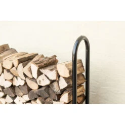 Porte-bûches 120cm En Acier Capacité De Charge De 500kg Avec Couverture - Shelter Logic -Mobilier De Jardin porte buches 120cm en acier capacite de charge de 500kg avec couverture shelter logic 5