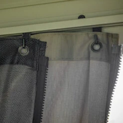 Rideaux Occultants En Polyester Champagne Pour Pergola Messina 12x16 - SOJAG -Mobilier De Jardin rideaux occultants en polyester champagne pour pergola messina 12x16 sojag 1 5