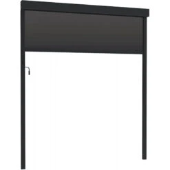 Store Avec Cadre Latéral Anthracite 270cm Pour Pergola Bioclimatique En Aluminium X-METAL -Mobilier De Jardin store avec cadre lateral anthracite 270cm pour pergola bioclimatique en aluminium x metal 3