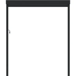 Store Avec Cadre Latéral Anthracite 270cm Pour Pergola Bioclimatique En Aluminium X-METAL -Mobilier De Jardin store avec cadre lateral anthracite 270cm pour pergola bioclimatique en aluminium x metal 4