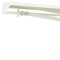 Store Banne Manuel 295x200cm DECO Toile Polyester Beige - X-METAL -Mobilier De Jardin store banne manuel 295x200cm deco toile polyester beige x metal 2