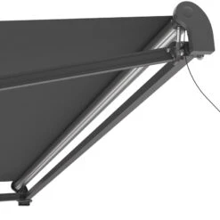 Store Banne Motorisé 395x300cm EASY Toile Polyester Grise - X-METAL -Mobilier De Jardin store banne motorise 395x300cm easy toile polyester grise x metal 5