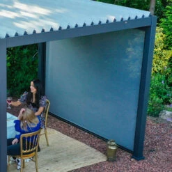 Store Latéral Anthracite 300cm Pour Pergola Bioclimatique En Alu Ombrea