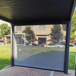 Store Latéral Anthracite 300cm Pour Pergola Bioclimatique En Alu Ombrea -Mobilier De Jardin store lateral anthracite 300cm pour pergola bioclimatique en alu ombrea 3