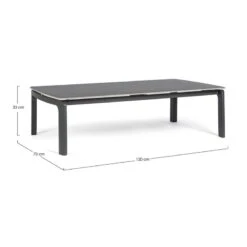 Table Basse De Jardin JALISCO Anthracite -Mobilier De Jardin table basse de jardin jalisco anthracite 2