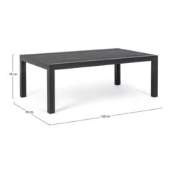 Table Basse De Jardin KLEDI Anthracite -Mobilier De Jardin table basse de jardin kledi anthracite 2