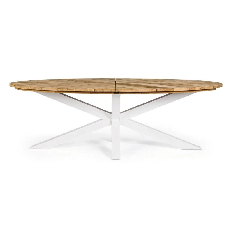 Table De Jardin 10 Places PALMDALE Blanc 3 Table De Jardin 10 Places PALMDALE Blanc – Image 3