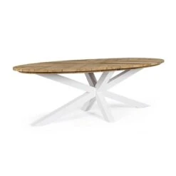 Table De Jardin 10 Places PALMDALE Blanc