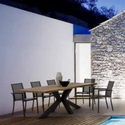 Table De Jardin 10 Places RAMSEY Noir -Mobilier De Jardin table de jardin 10 places ramsey noir 5