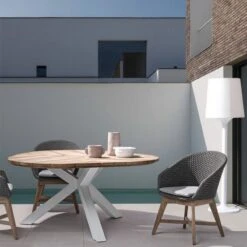 Table De Jardin 8 Places PALMDALE Blanc 11 Table De Jardin 8 Places PALMDALE Blanc -Mobilier De Jardin table de jardin 8 places palmdale blanc 5