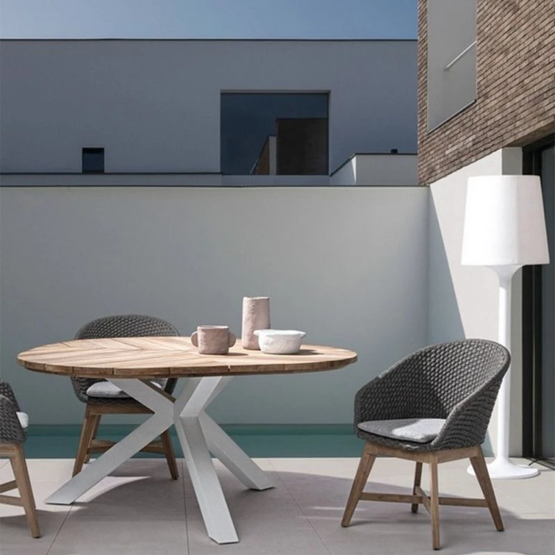 Table De Jardin 8 Places PALMDALE Blanc 6 Table De Jardin 8 Places PALMDALE Blanc – Image 6