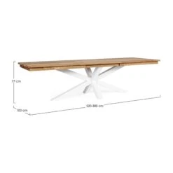 Table De Jardin Extensible 12 Places PALMDALE Blanc -Mobilier De Jardin table de jardin extensible 12 places palmdale blanc 2