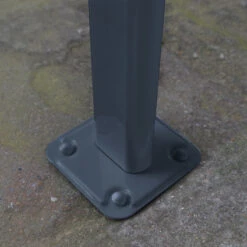 Toit De Terrasse 224x670cm En Aluminium Gris Et Polycarbonate 6mm SIERRA - Canopia By Palram -Mobilier De Jardin toit de terrasse 224x670cm en aluminium gris et polycarbonate 6mm sierra palram 1 5