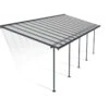 Toit De Terrasse 295x860cm En Aluminium Gris Et Polycarbonate 6mm SIERRA - Canopia By Palram