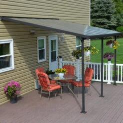 Toit De Terrasse 300x425cm En Aluminium Gris Et Polycarbonate 8mm FERIA - Canopia By Palram 9 Toit De Terrasse 300x425cm En Aluminium Gris Et Polycarbonate 8mm FERIA - Canopia By Palram -Mobilier De Jardin toit de terrasse 300x425cm en aluminium gris et polycarbonate 8mm feria palram 3