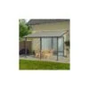 Toit De Terrasse 300x700cm En Alu Gris Anthracite Et Polycarbonate 8mm PATIO