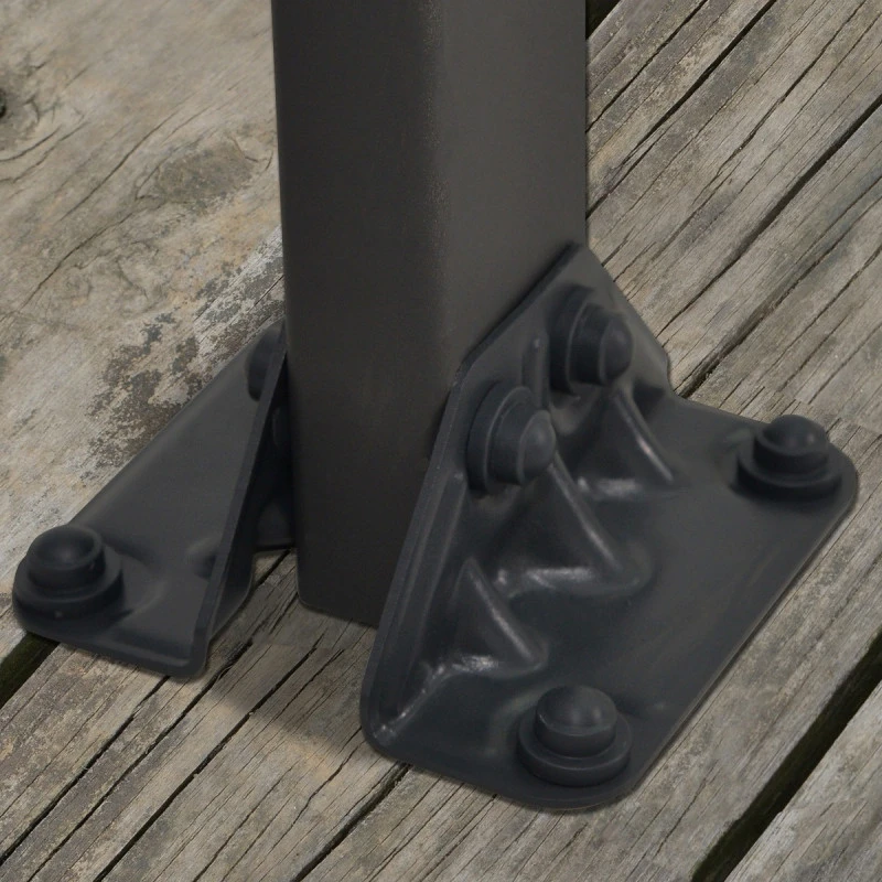 Toit De Terrasse 300x1340cm En Aluminium Gris Et Polycarbonate 8mm FERIA - Canopia By Palram 3 Toit De Terrasse 300x1340cm En Aluminium Gris Et Polycarbonate 8mm FERIA - Canopia By Palram – Image 3