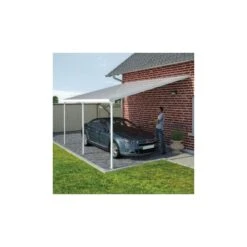 Toit De Terrasse 400x600cm En Alu Blanc Et Polycarbonate 8mm PATIO