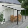 Toit De Terrasse En Aluminium Gris 3x4,25m Et PC 16mm Olympia - Palram - Canopia