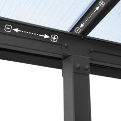 Toit De Terrasse En Aluminium Gris 3x9,71m + PC 16mm Olympia - Palram - Canopia 9 Toit De Terrasse En Aluminium Gris 3x9,71m + PC 16mm Olympia - Palram - Canopia -Mobilier De Jardin toit de terrasse en aluminium gris 3x971m pc 16mm olympia palram 3