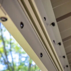 Tonnelle De Jardin Messina 363x483cm En Aluminium Thermolaqué Champagne– SOJAG -Mobilier De Jardin tonnelle de jardin messina 363x483cm en aluminium thermolaque champagne sojag 4