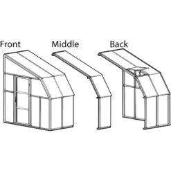 Véranda En PVC Et Polycarbonate Transparent 200x324cm Sun Room - Canopia By Palram 11 Véranda En PVC Et Polycarbonate Transparent 200x324cm Sun Room - Canopia By Palram -Mobilier De Jardin veranda en pvc et polycarbonate transparent 200x324cm sun room rion 5