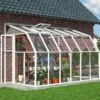 Véranda En PVC Et Polycarbonate Transparent 200x386cm Sun Room - Canopia By Palram