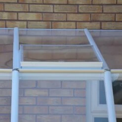 Véranda En PVC Et Polycarbonate Transparent 200x448cm Sun Room - Canopia By Palram -Mobilier De Jardin veranda en pvc et polycarbonate transparent 200x448cm sun room rion 3