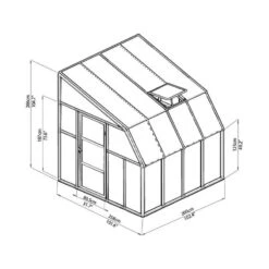 Véranda En PVC Et Polycarbonate Transparent 258x260cm Sun Room - Canopia By Palram 11 Véranda En PVC Et Polycarbonate Transparent 258x260cm Sun Room - Canopia By Palram -Mobilier De Jardin veranda en pvc et polycarbonate transparent 258x260cm sun room rion 5