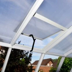 Véranda En PVC Et Polycarbonate Transparent 258x322cm Sun Room - Canopia By Palram -Mobilier De Jardin veranda en pvc et polycarbonate transparent 258x322cm sun room rion 5