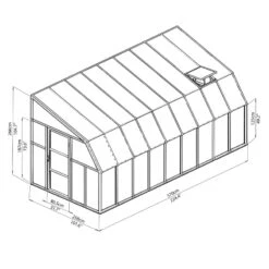 Véranda En PVC Et Polycarbonate Transparent 258x570cm Sun Room - Canopia By Palram 10 Véranda En PVC Et Polycarbonate Transparent 258x570cm Sun Room - Canopia By Palram -Mobilier De Jardin veranda en pvc et polycarbonate transparent 258x570cm sun room rion 4