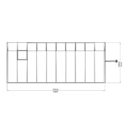 Véranda En PVC Et Polycarbonate Transparent 258x632cm Sun Room - Canopia By Palram -Mobilier De Jardin veranda en pvc et polycarbonate transparent 258x632cm sun room rion 5