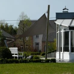 Voile D'ombrage Triangle Coolfit 360x360x360cm Anthracite - NESLING -Mobilier De Jardin voile d ombrage triangle coolfit 360x360x360cm anthracite nesling 2